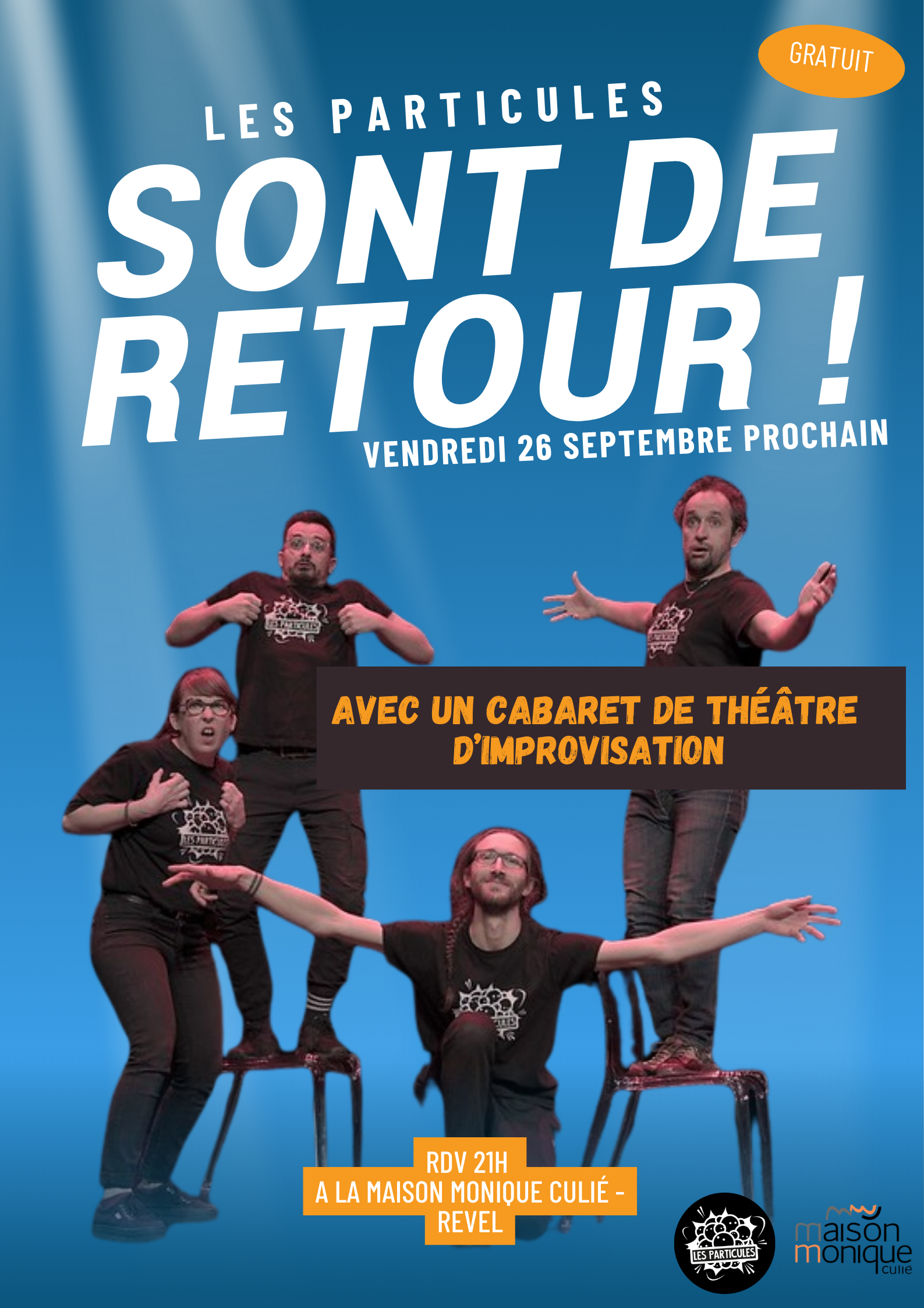 Affiche de Cabaret d’improvisation à Revel