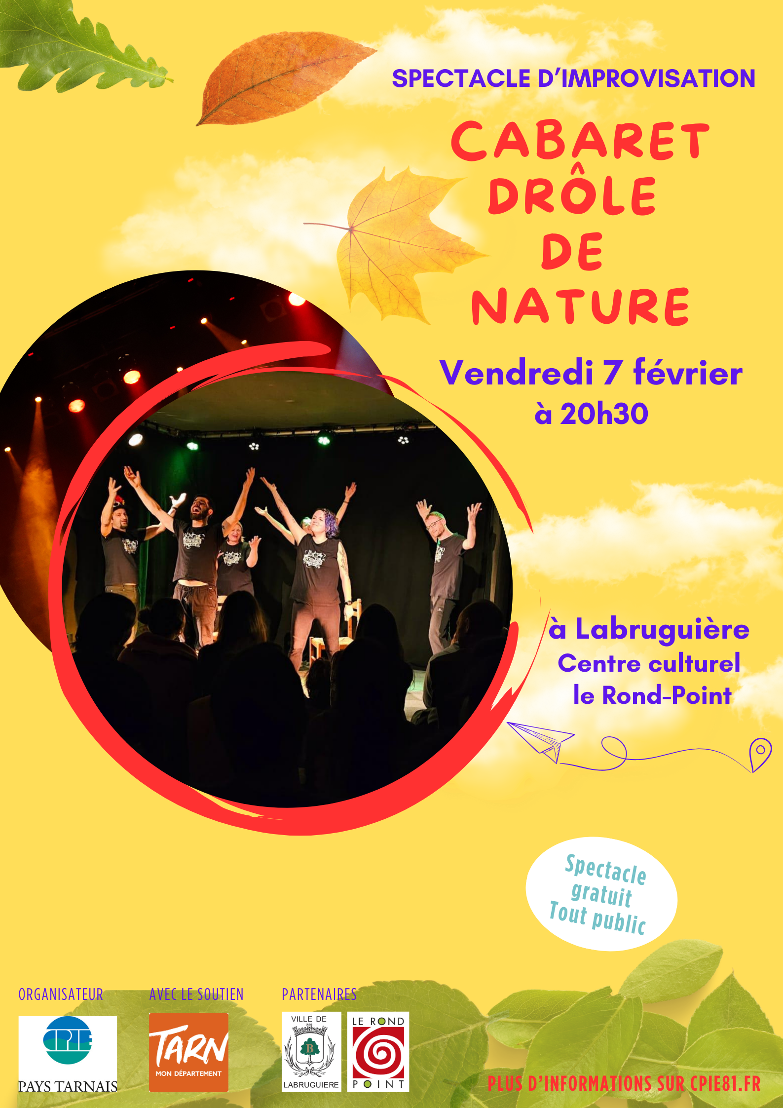 Affiche de Cabaret "Drôle de Nature"