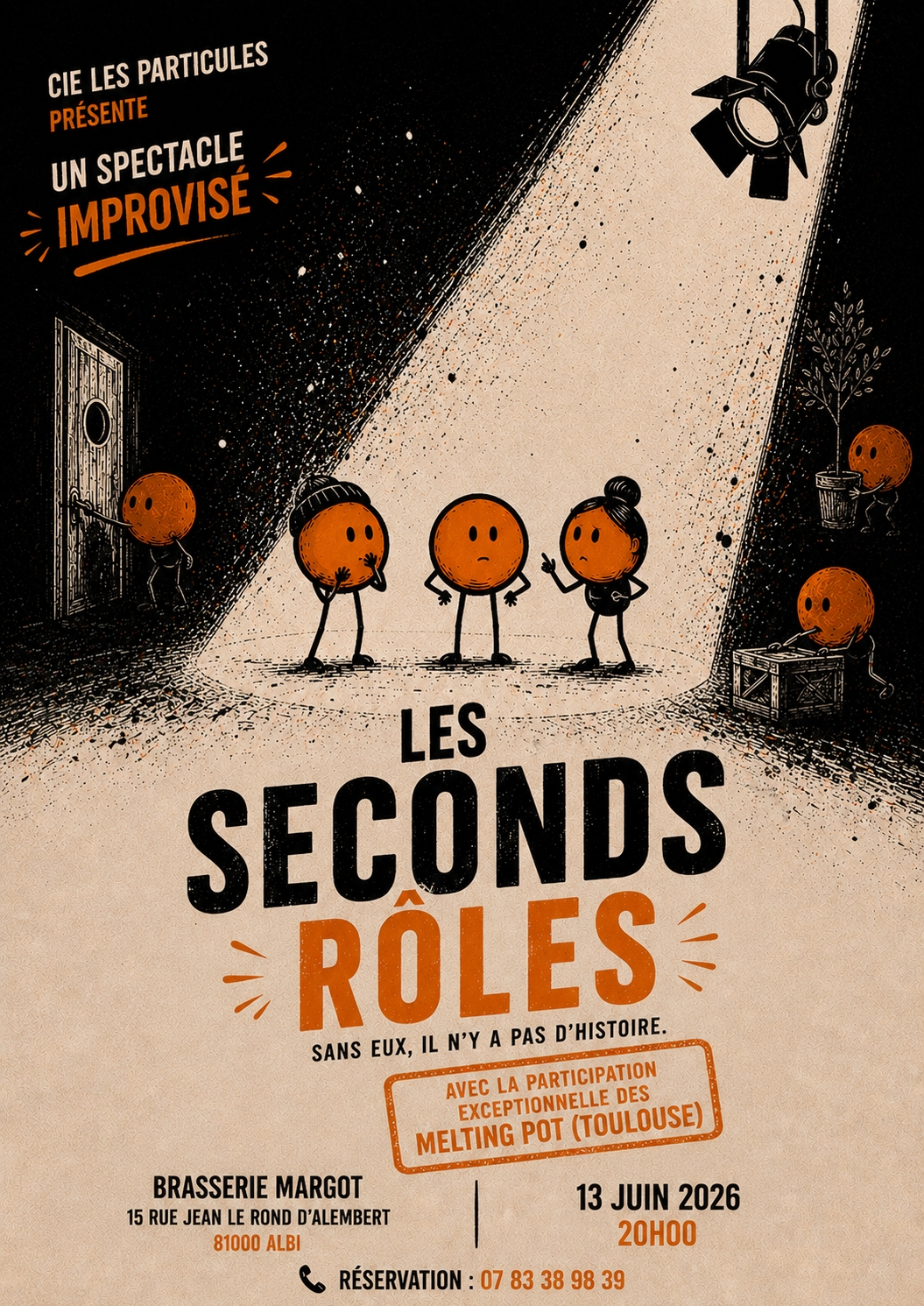 Affiche de Les seconds rôles - Avec les Melting Potes de Toulouse !