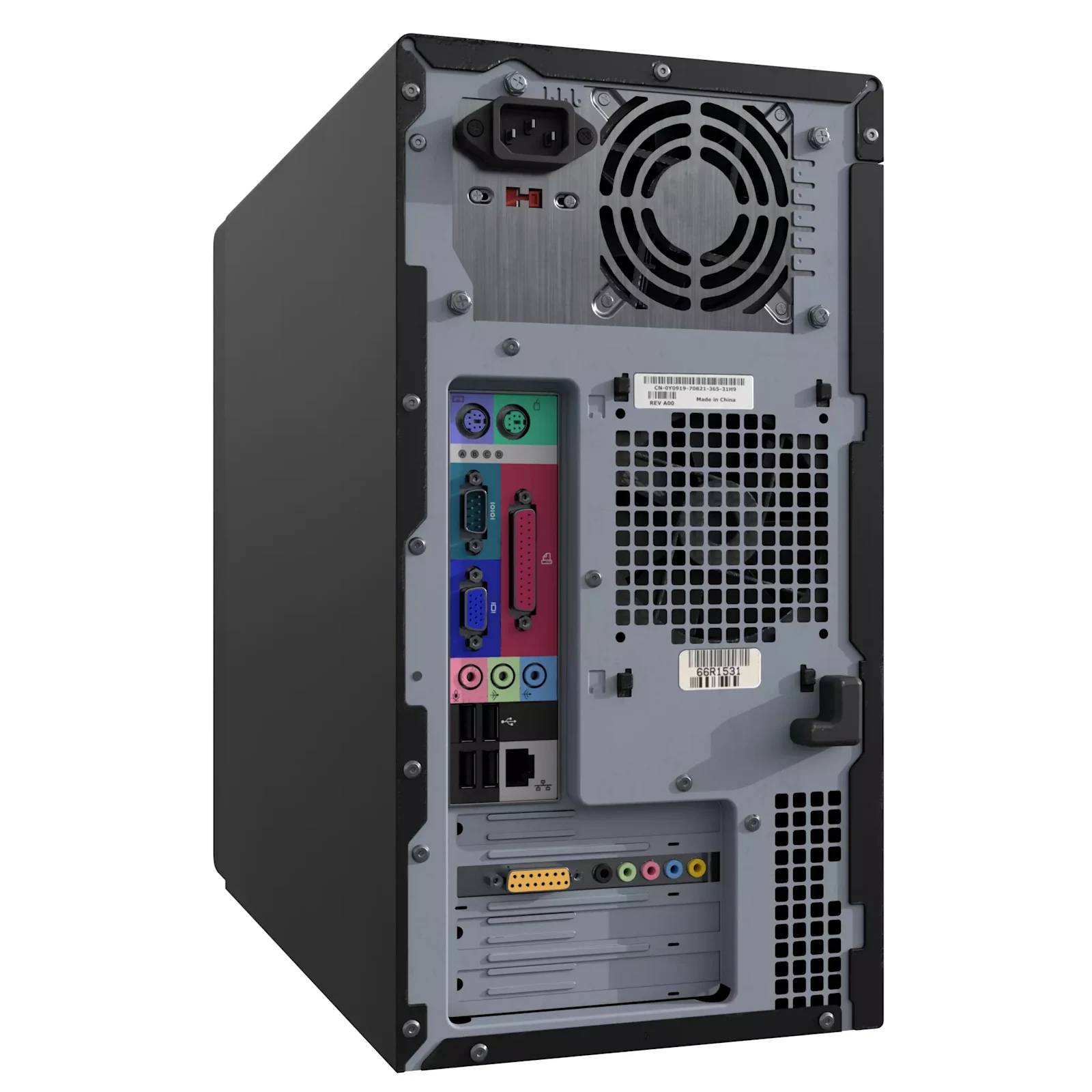 Old Desktop Computer Tower PC Retro 2000s Office — render 1 of 4