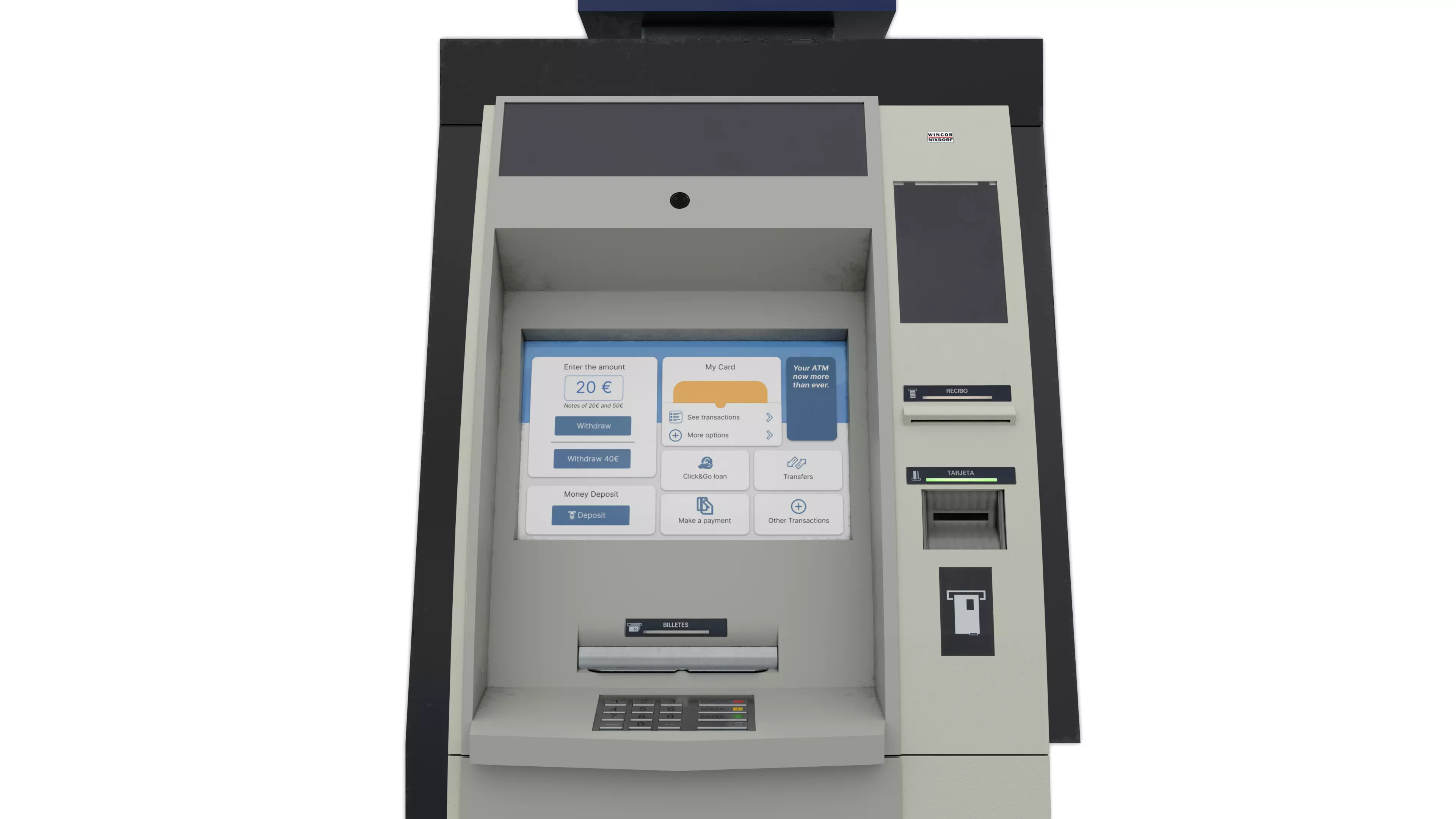 ATM Wincor Nixdorf Cineo Customized Worn - View 7