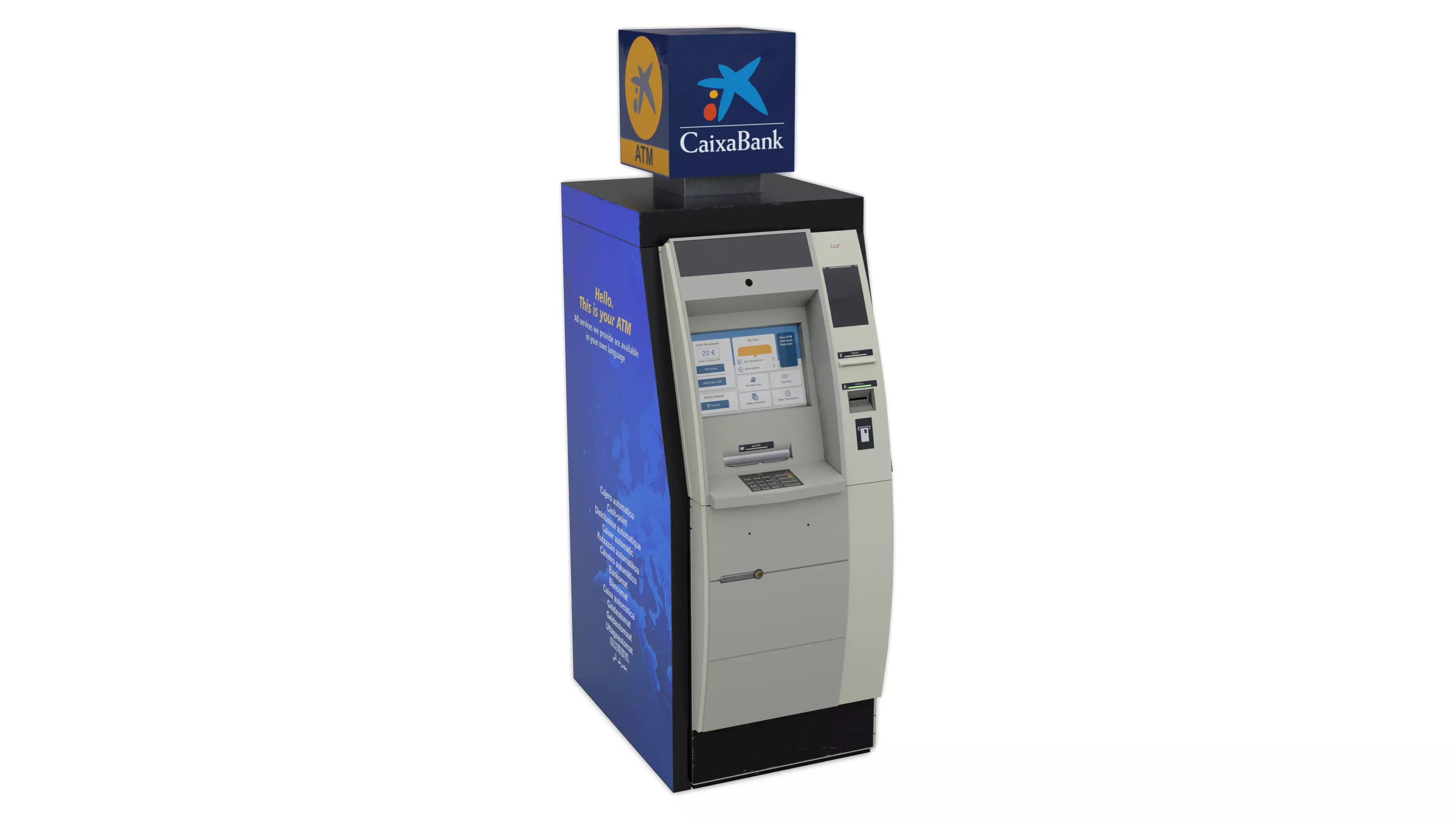 ATM Wincor Nixdorf Cineo Customized Worn - View 9