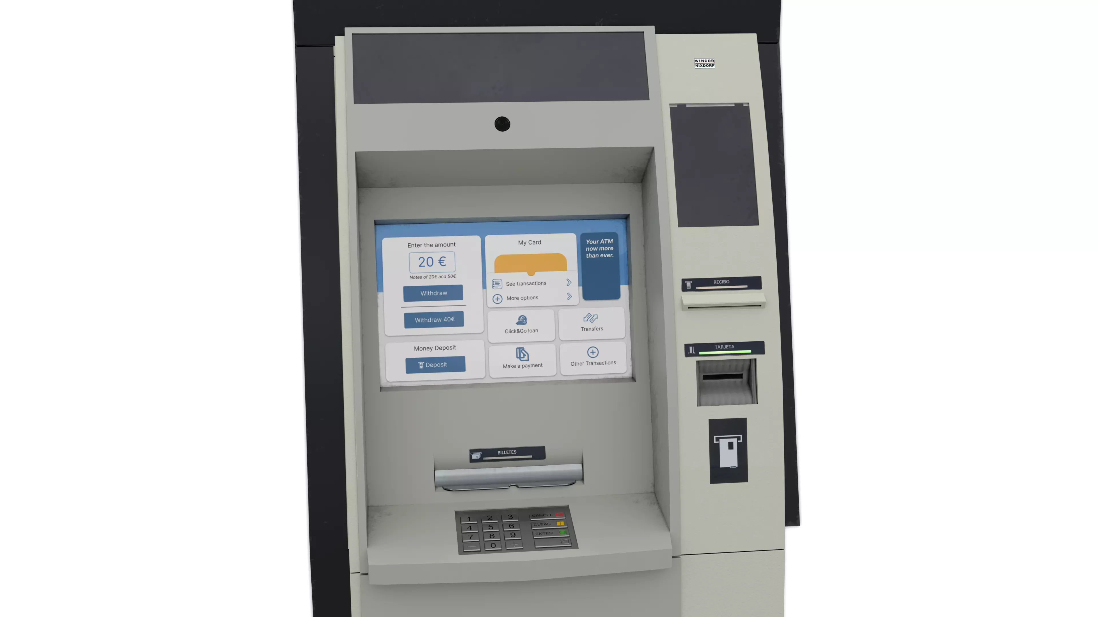 ATM Wincor Nixdorf Cineo Customized Worn - View 5
