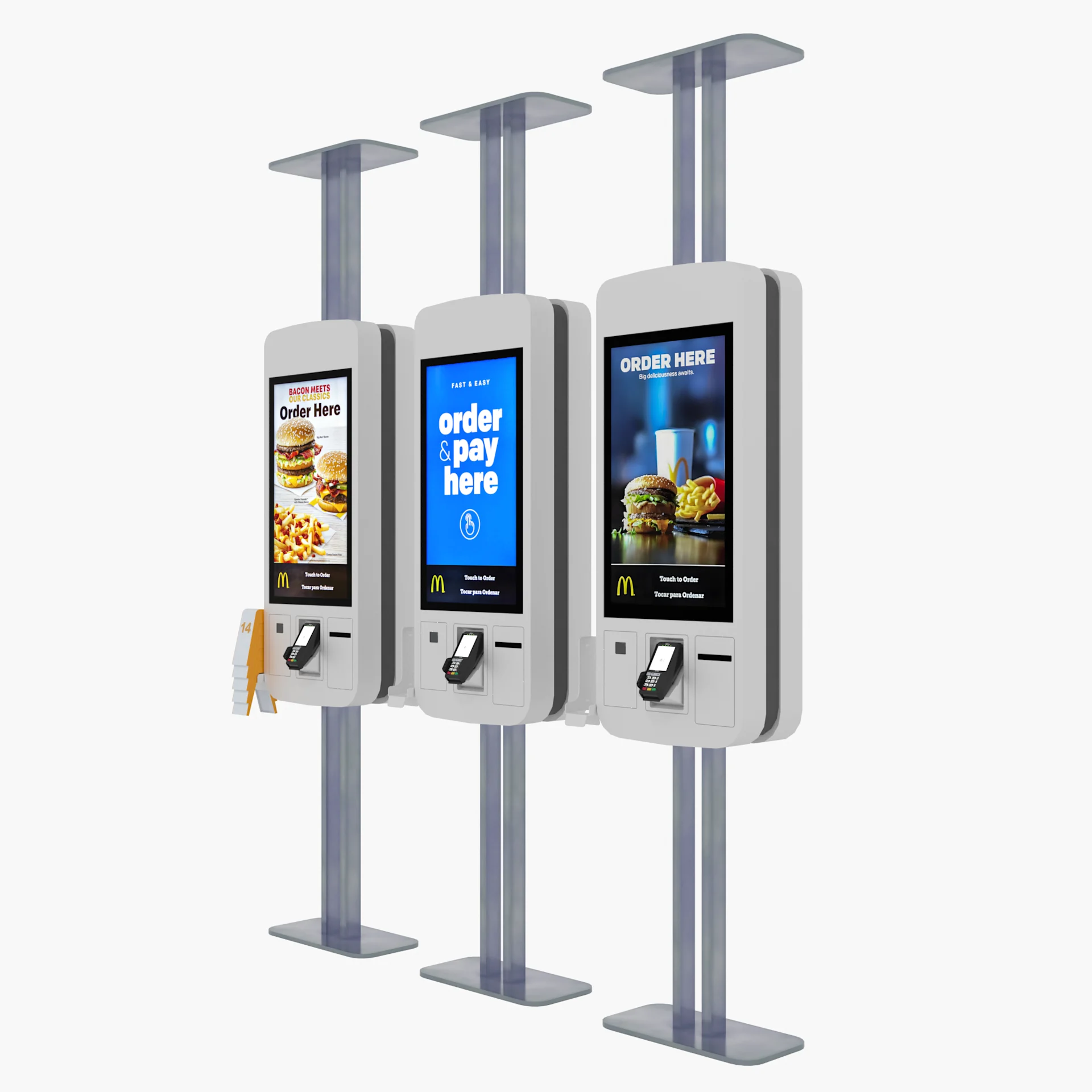 McDonald's Self-Service Order Kiosk - 3D artwork by Gianluca Gatto