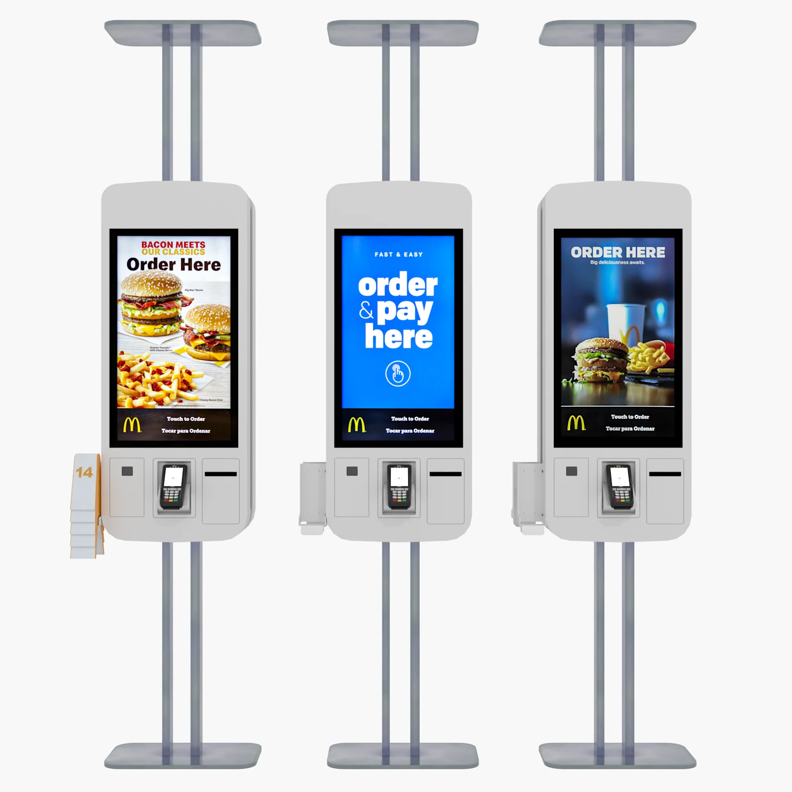 McDonald's Self-Service Order Kiosk — render 1 of 5