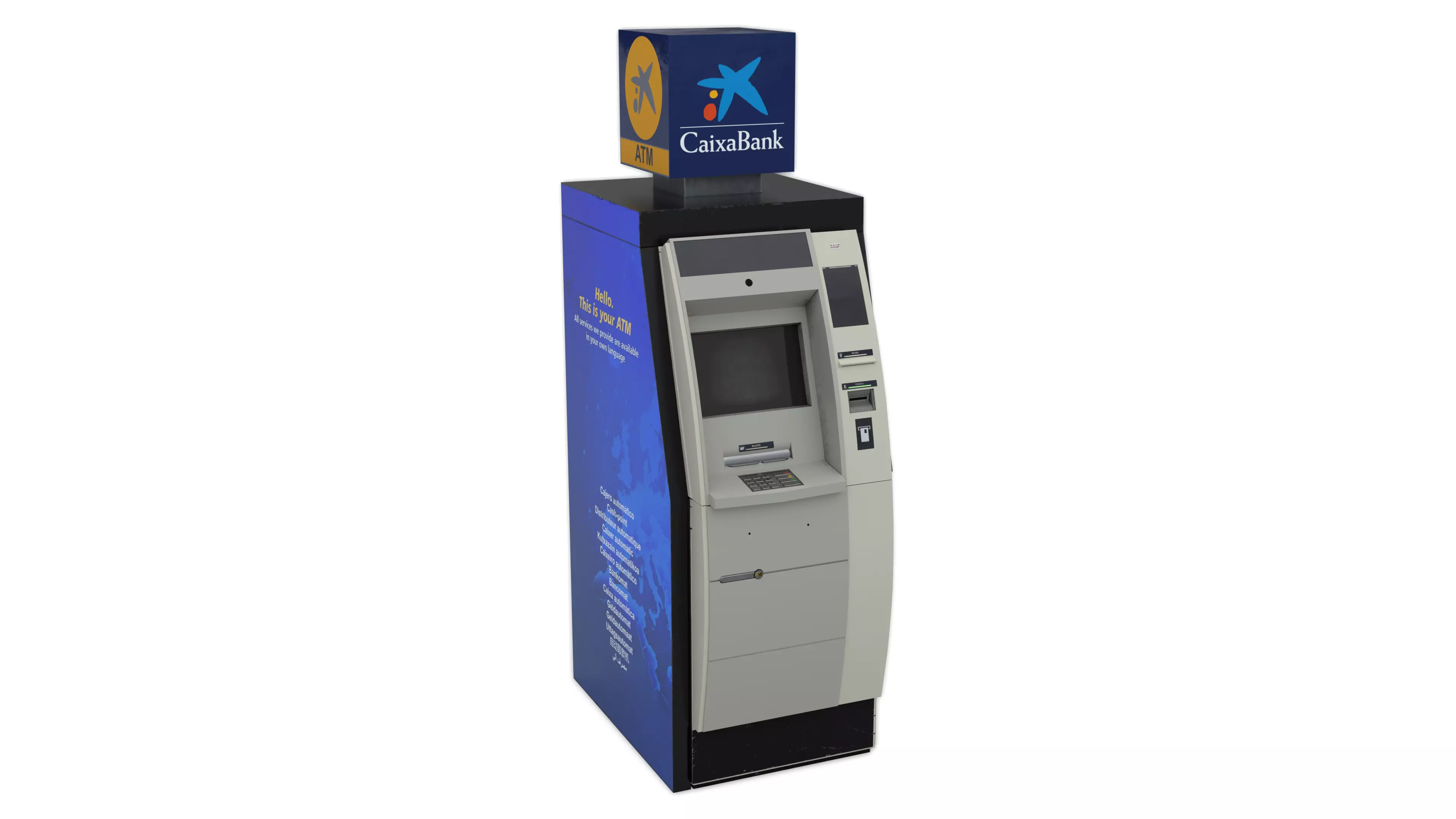 ATM Wincor Nixdorf Cineo Customized Worn - View 12