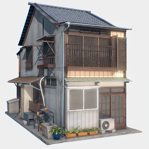 Tokyo Rustic House - 3D model by Gianluca Gatto