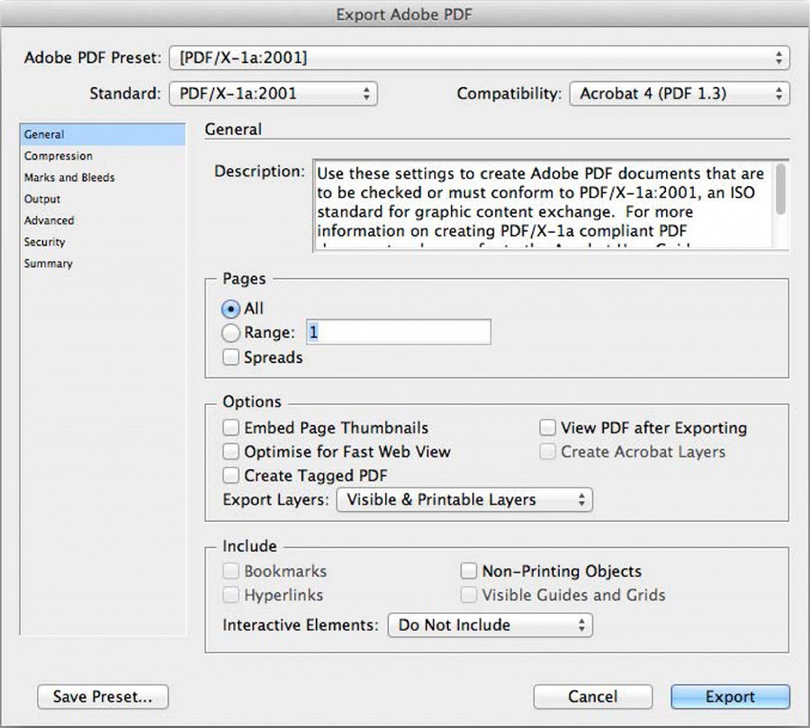 Exporter un fichier au format PDF sous InDesign, Illustrator et Printdeal.be
