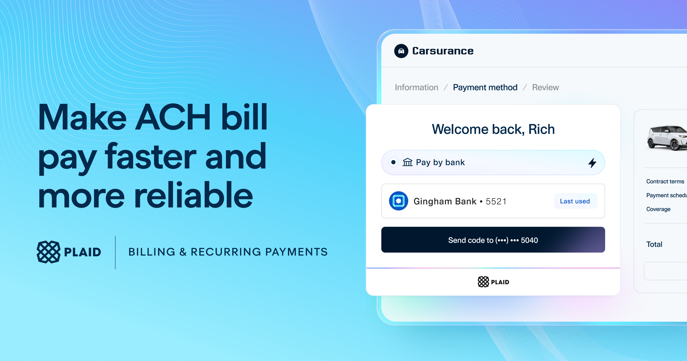 Bill pay platform & recurring payment API solutions | Plaid