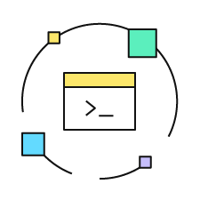 Code and node icon