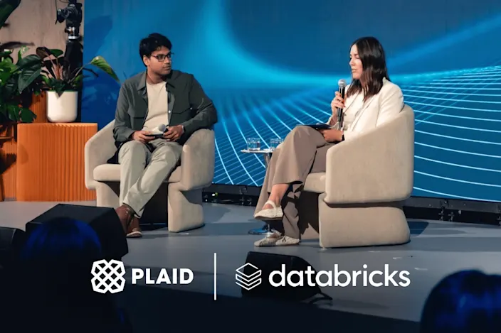 Suddu Seshadri of Plaid and Jennifer Miller of Databricks discuss AI governance for financial services at Plaid Effects, highlighting data ownership, model governance, and responsible AI at scale