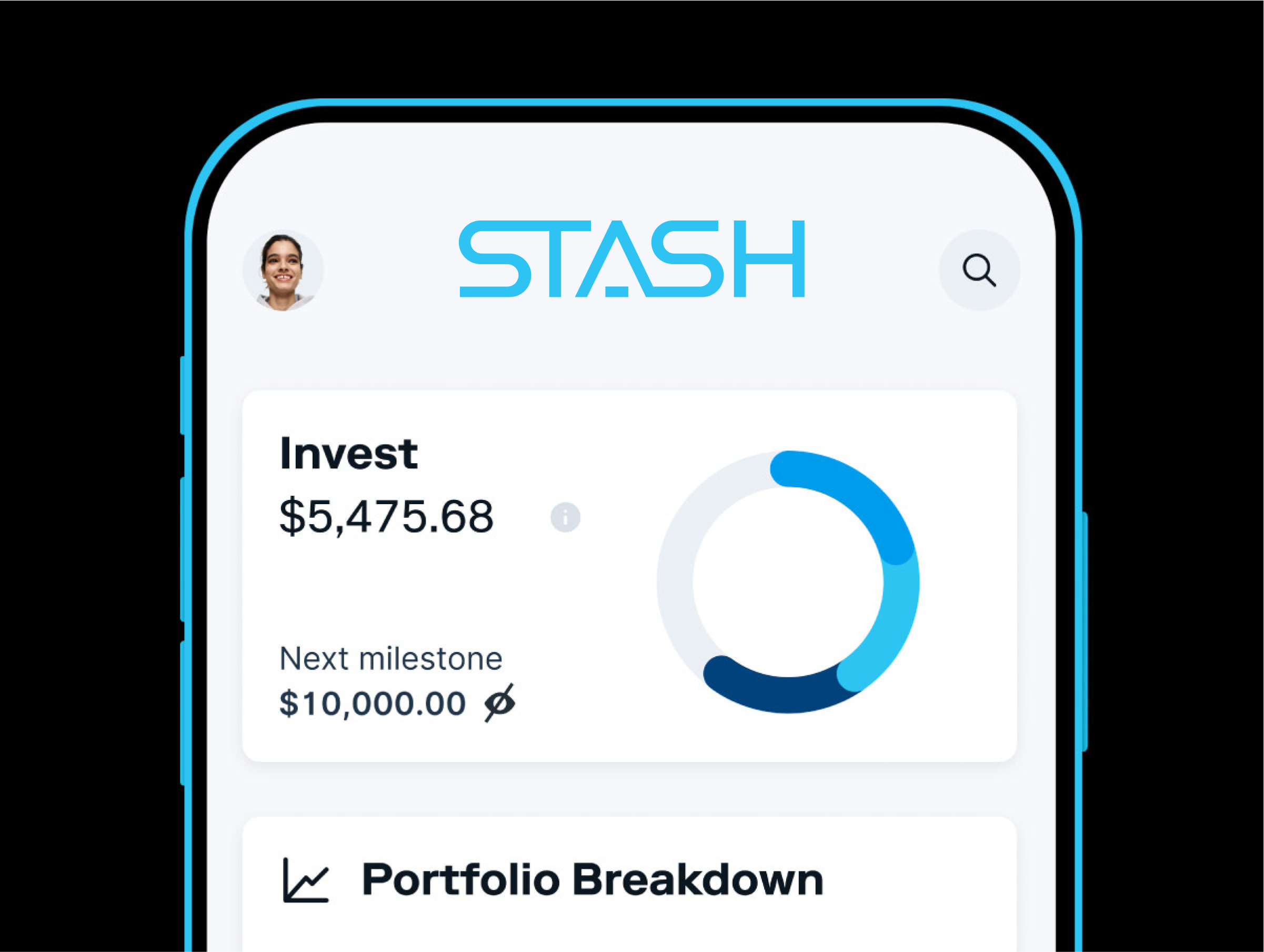 Stash- Boosted deposits by 19%