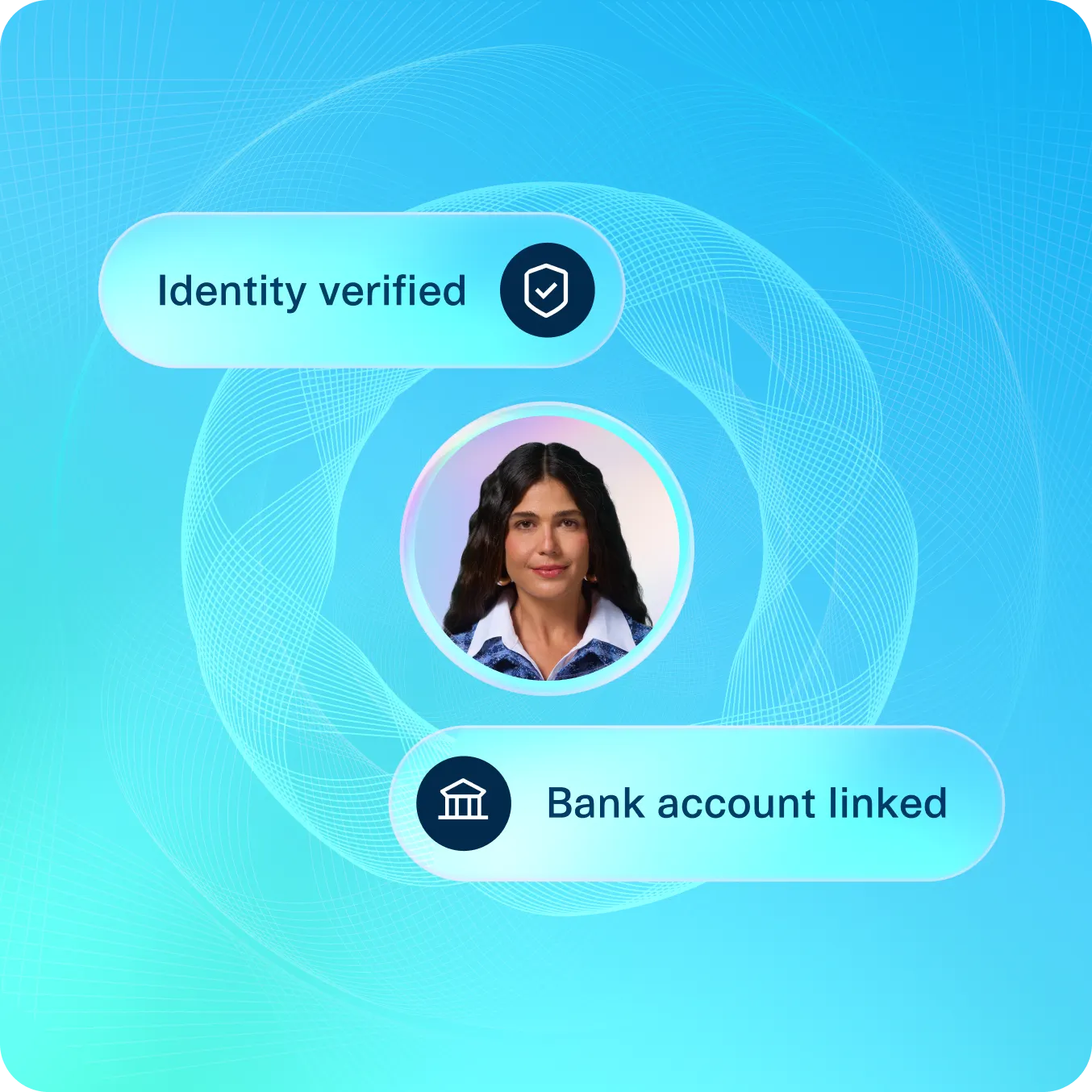Identity-verified applicant with a linked bank account, illustrating how Plaid enables fast pre-approval workflows by connecting identity, income, and cash-flow data for smarter mortgage decisions.