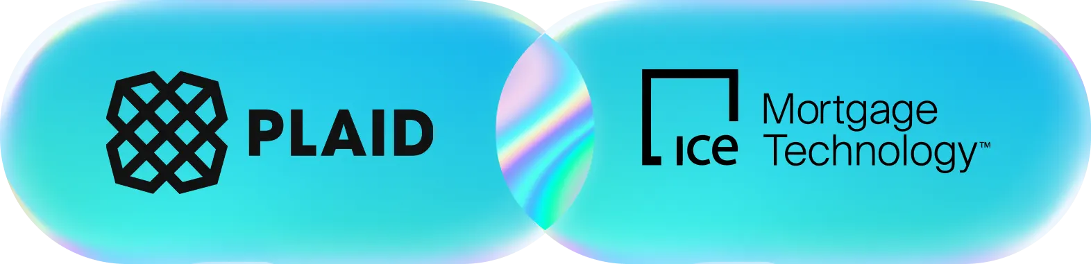 Plaid logo and Encompass logo in concentric overlapping circles like a Venn diagram