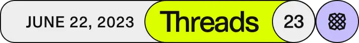 Plaid Threads event logo