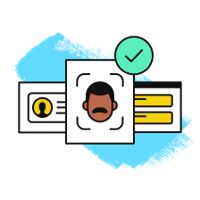 Spot illustration for Identity Verification product