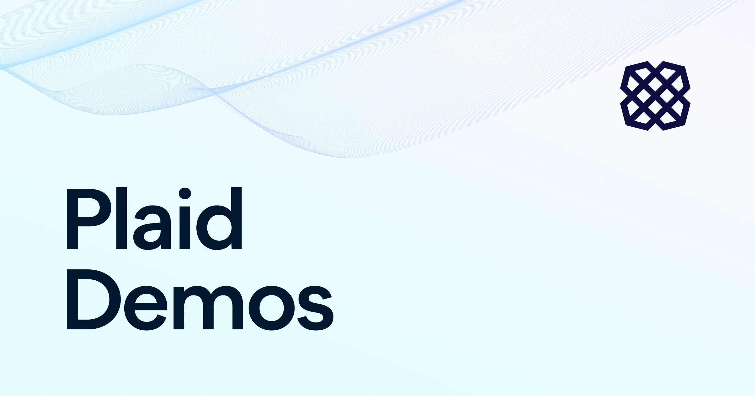 Plaid Demo - See how Plaid works | Plaid