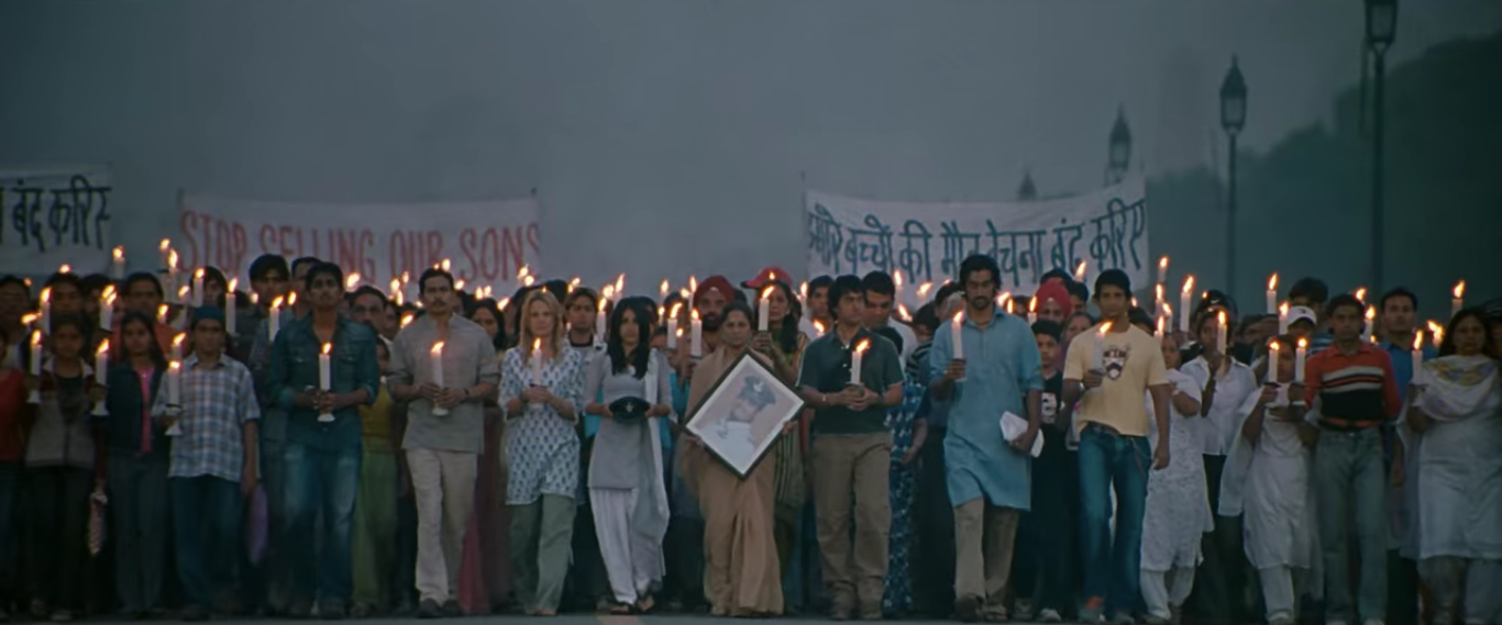 rang de basanti kissing scene