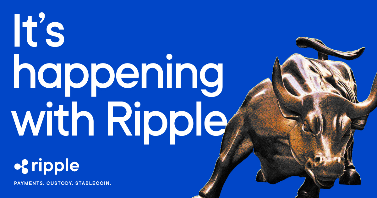 It's happening with Ripple