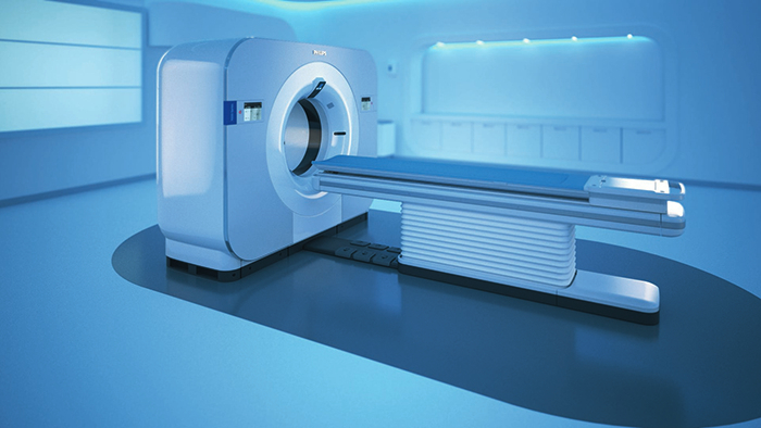 CT scanner and replacement equipment.