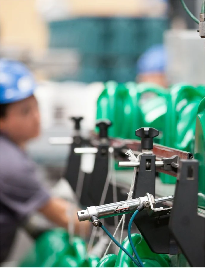 Castrol products on the assembly line 