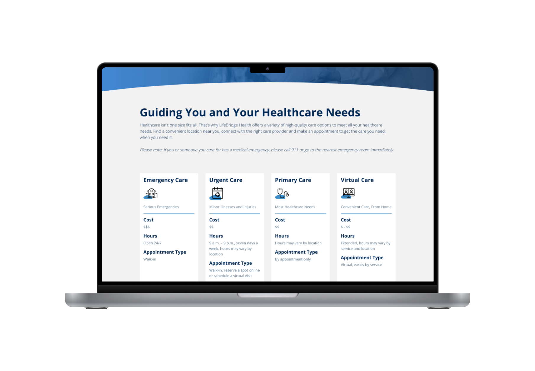 Redesigning a regional health system website as digital gateway to patient care