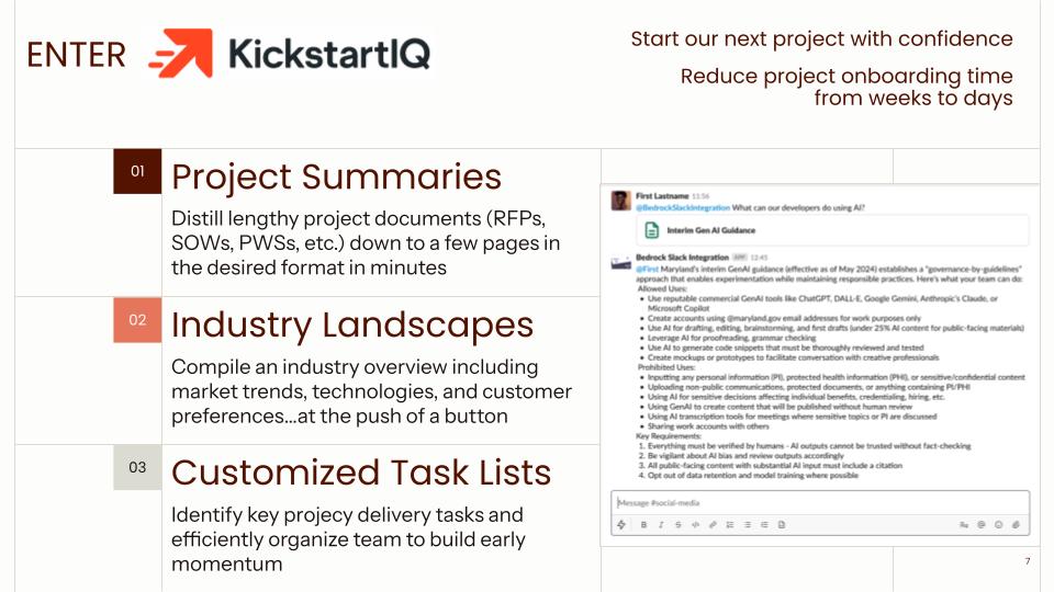 KickstartIQ pitch deck