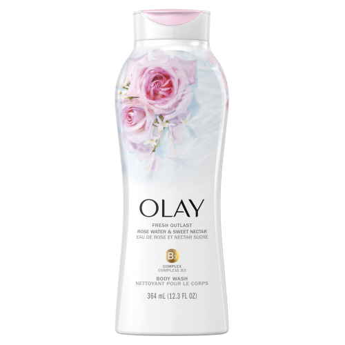 Rose Water and Sweet Nectar Fresh Outlast Body Wash