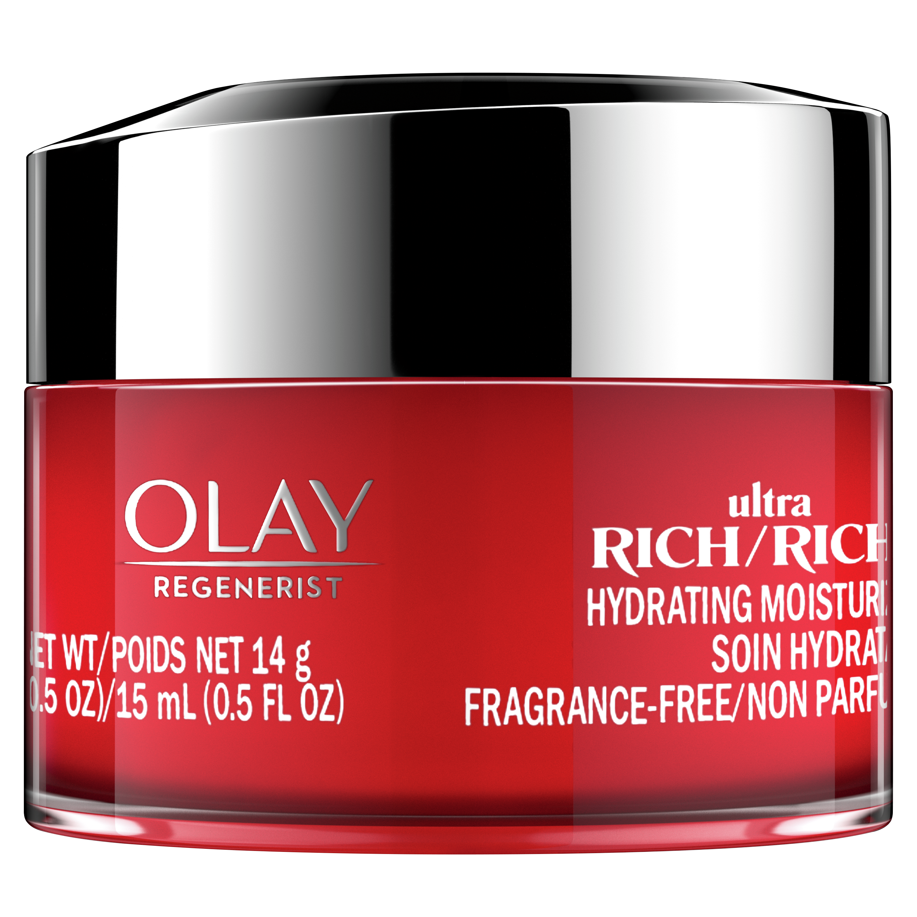 Hydratant pour le visage Olay Regenerist Ultra riche, non parfumé, format d’essai, 15 mL