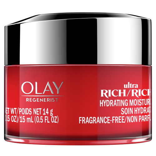 Hydratant pour le visage Olay Regenerist Ultra riche, non parfumé, format d’essai, 15 mL