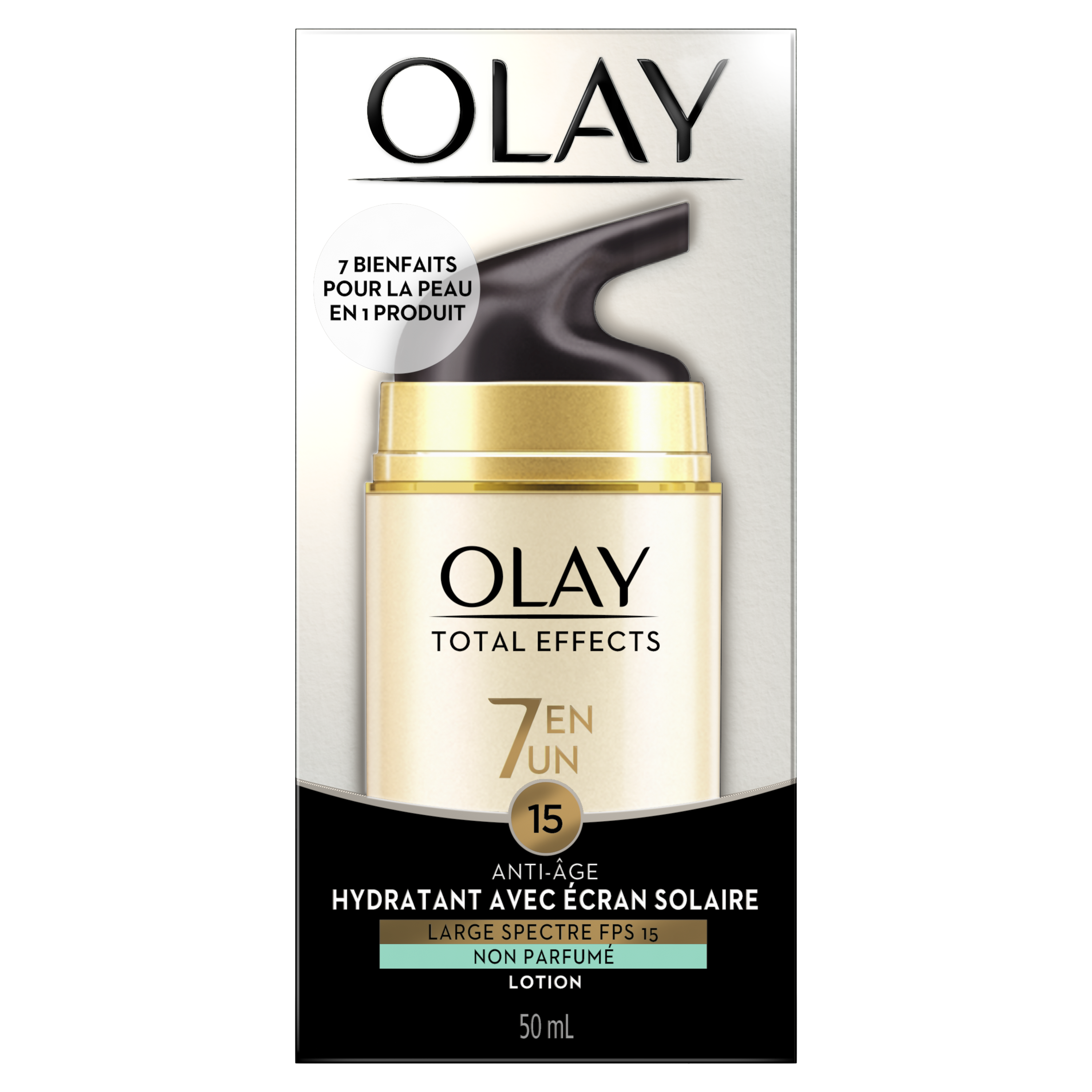 Hydratant anti-âge avec écran solaire Olay Total Effects, 50...