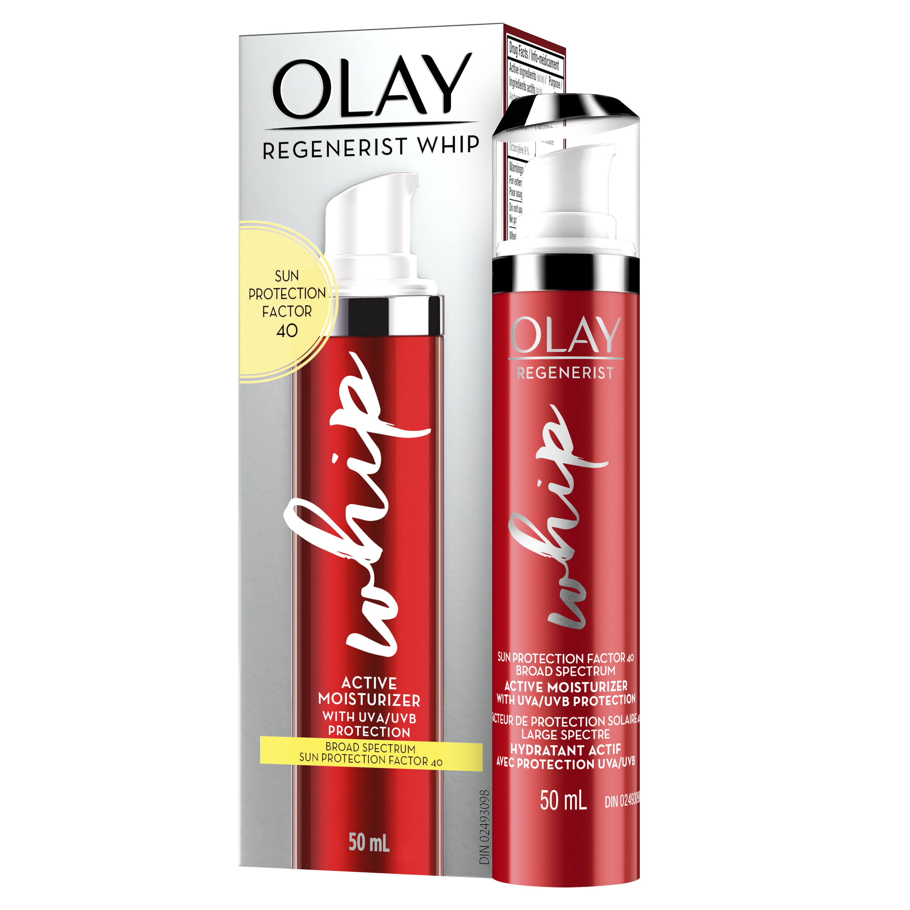 Hydratant actif Olay Regenerist Whip avec protection contre les rayons UVA/UVB, 50 mL_2