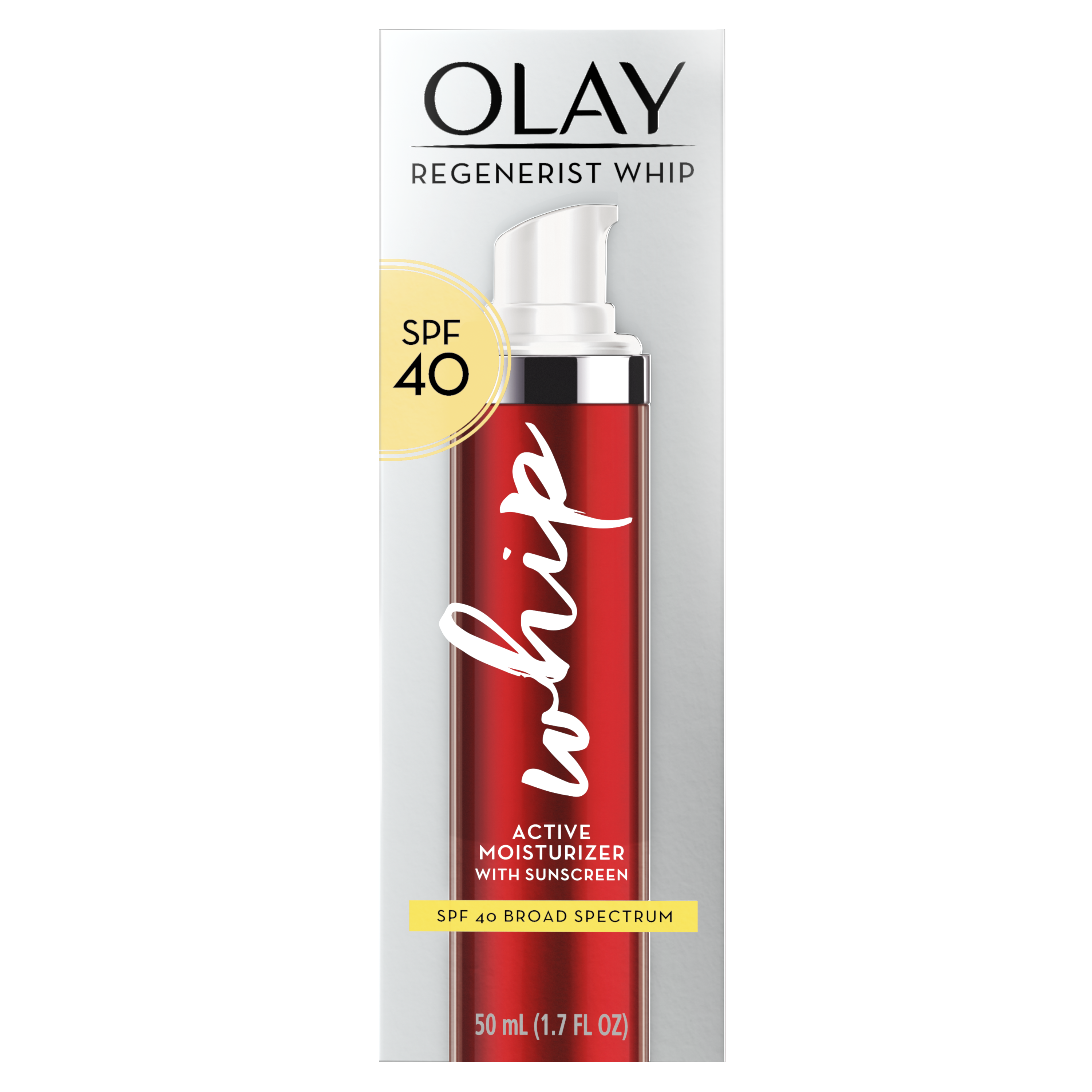 olay regenerist whip face moisturizer spf 40