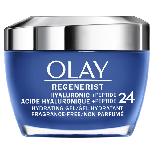 Gel visage Olay Regenerist acide hyaluronique + peptide 24