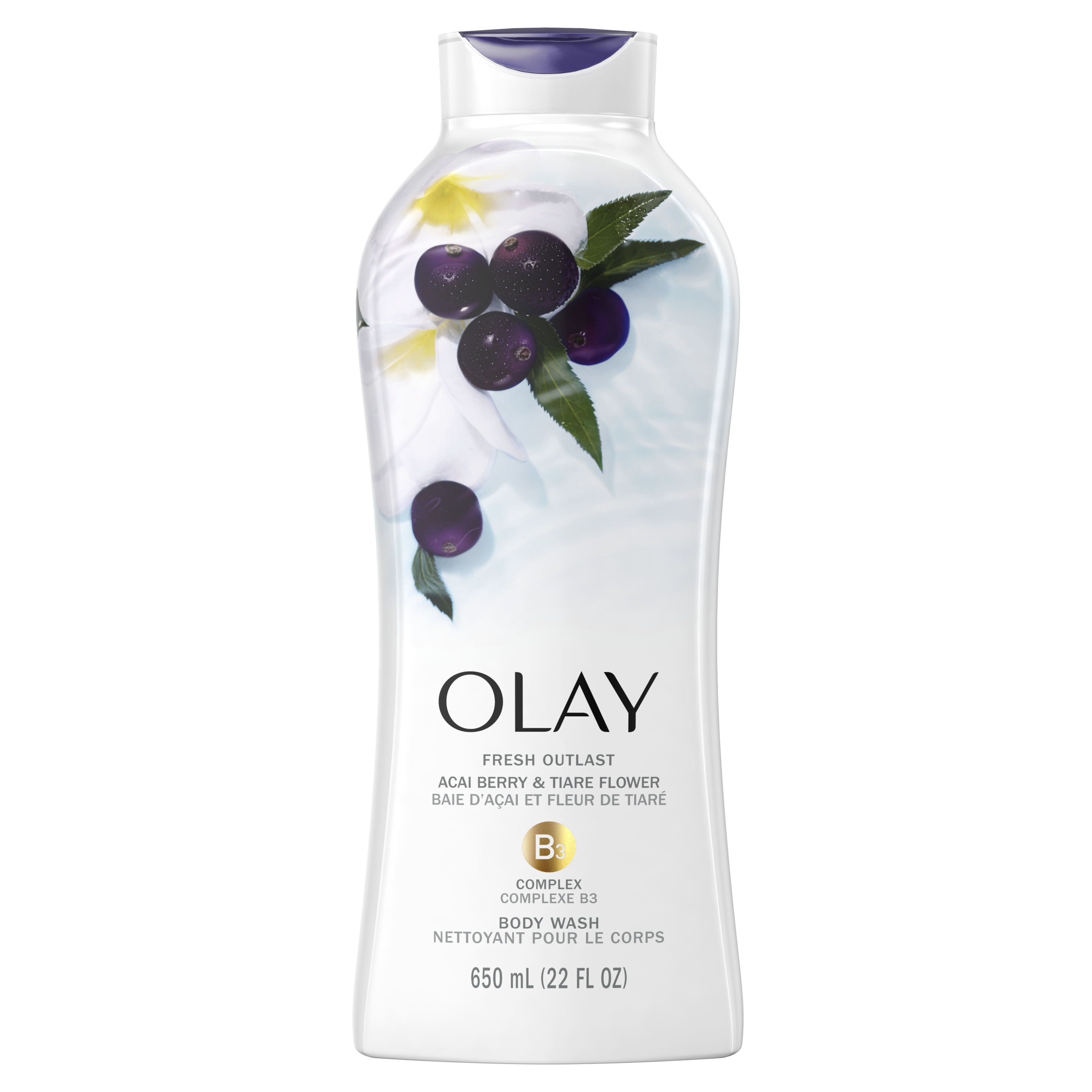 Fresh Outlast Acai Berry and Tiare Flower Body Wash -1