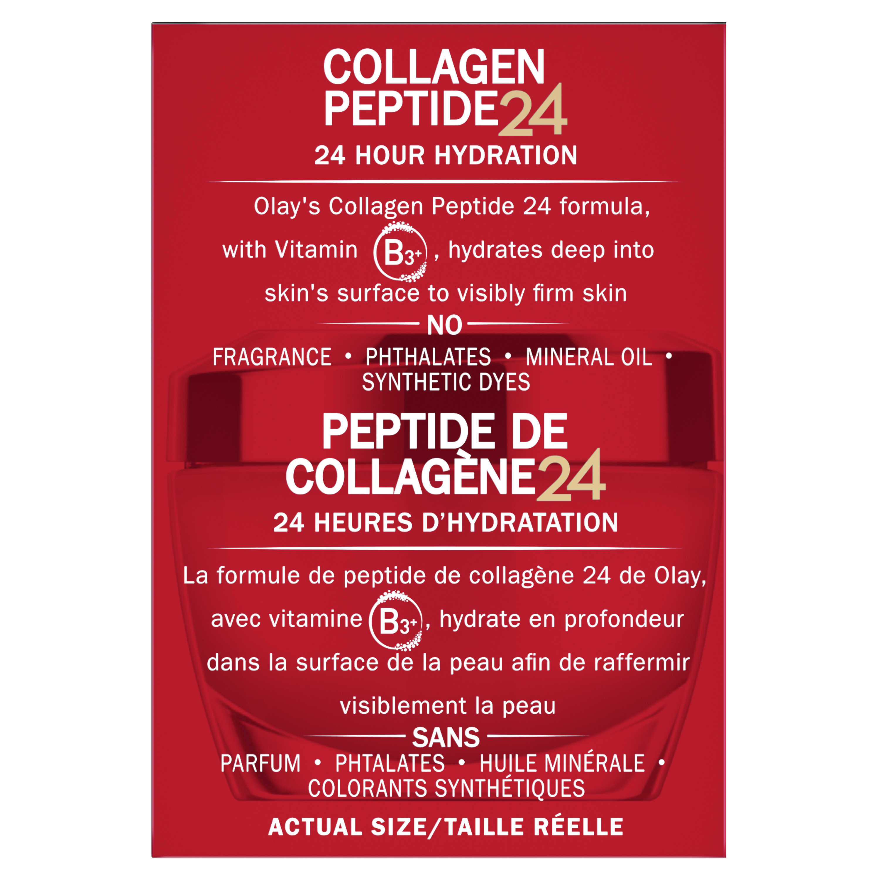 Hydratant pour le visage Olay Regenerist avec peptide de collagène 24, non parfumée, 50 mL