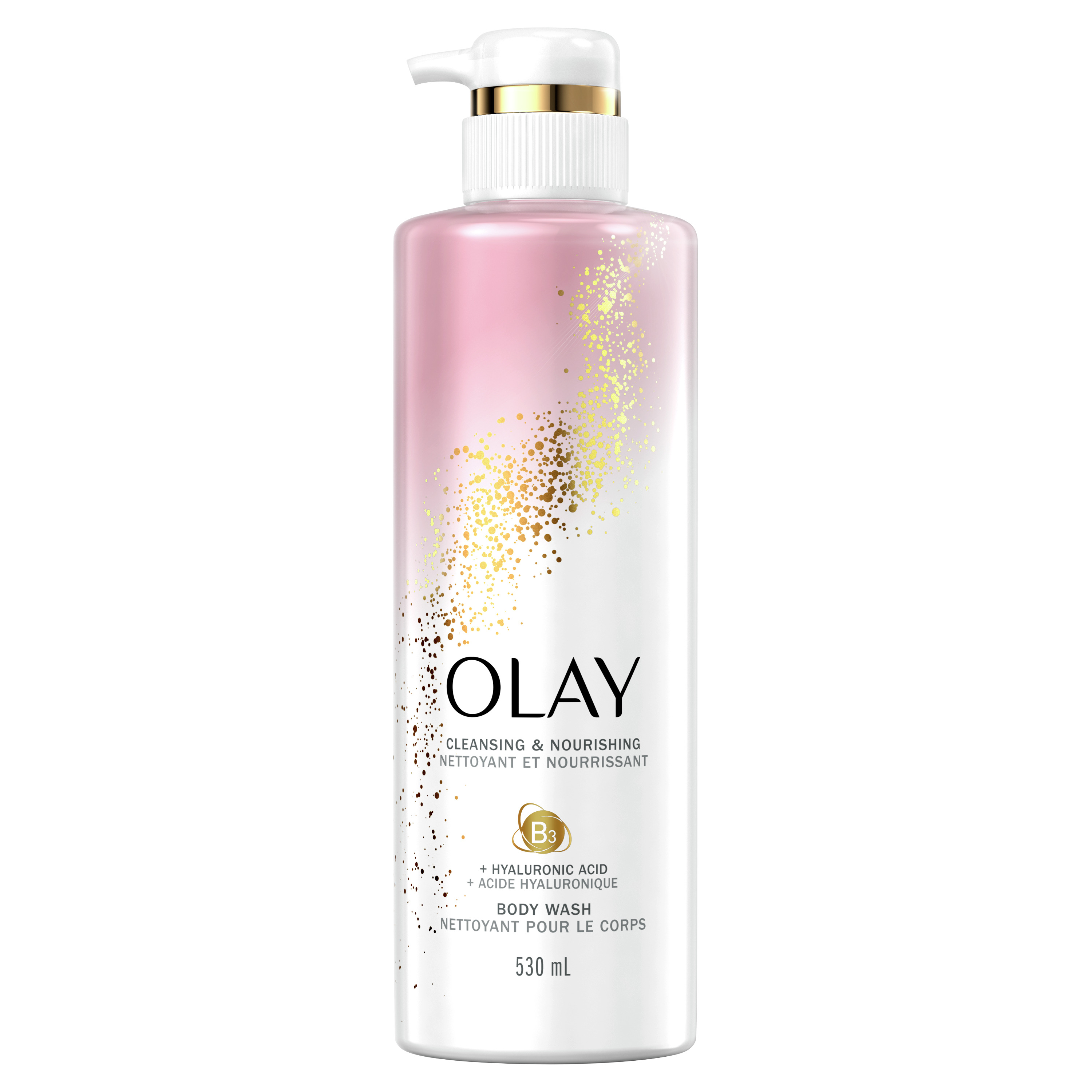 Olay Cleansing & Nourishing Body Wash with Hyaluronic Acid and Vitamin B3