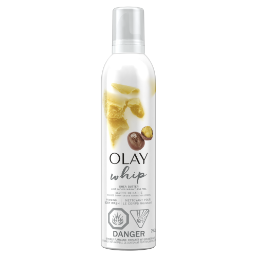 Nettoyant pour le corps moussant pour femmes Olay au parfum de beurre de karité