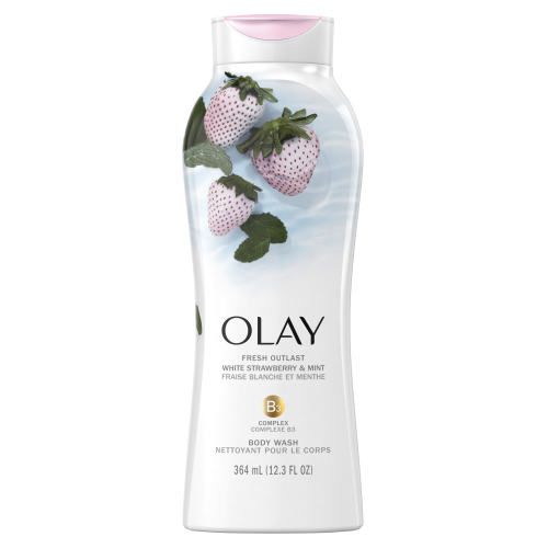 White Strawberry and Mint Fresh Outlast Body Wash