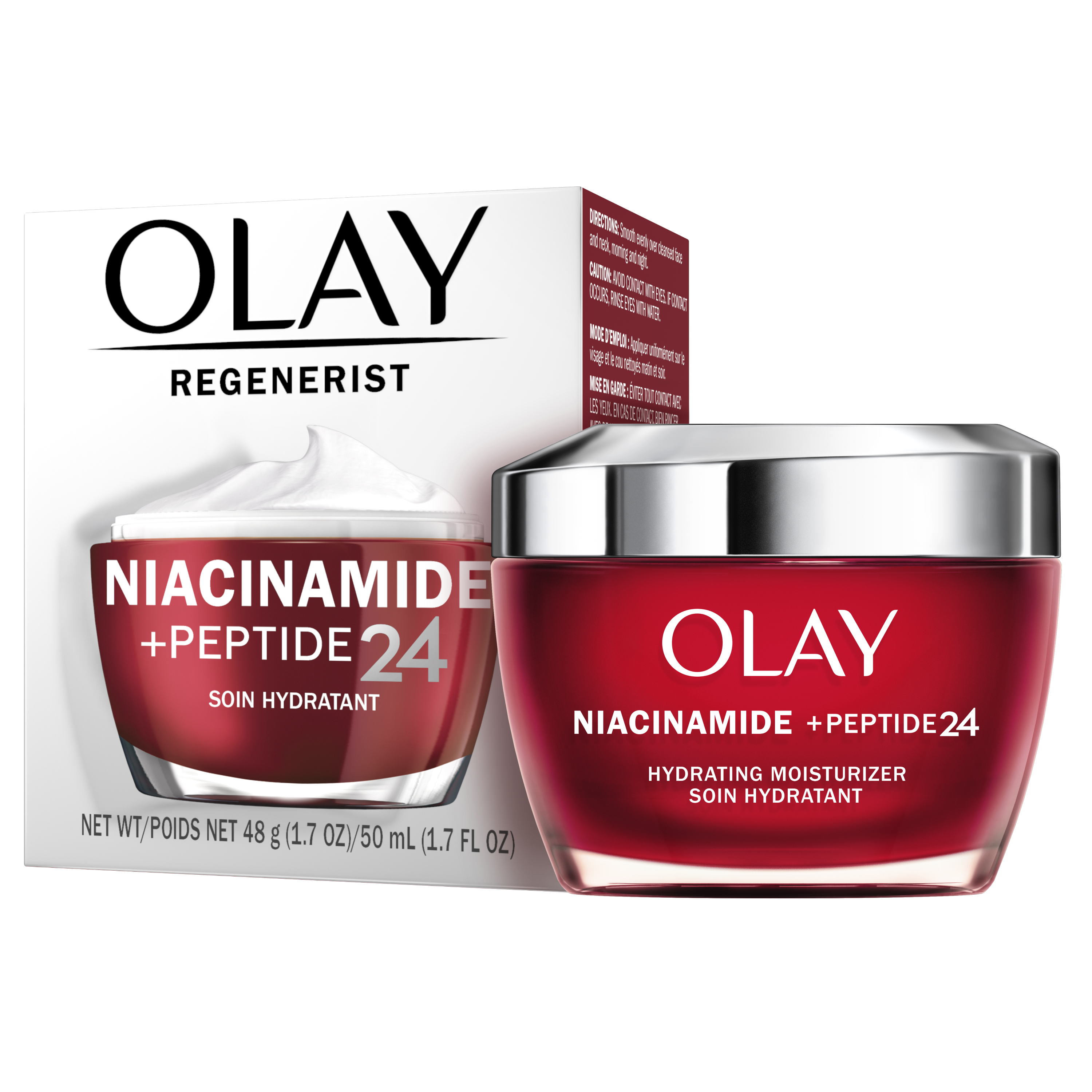 Hydratant pour le visage Olay Regenerist niacinamide + peptide 24, 1,7 oz