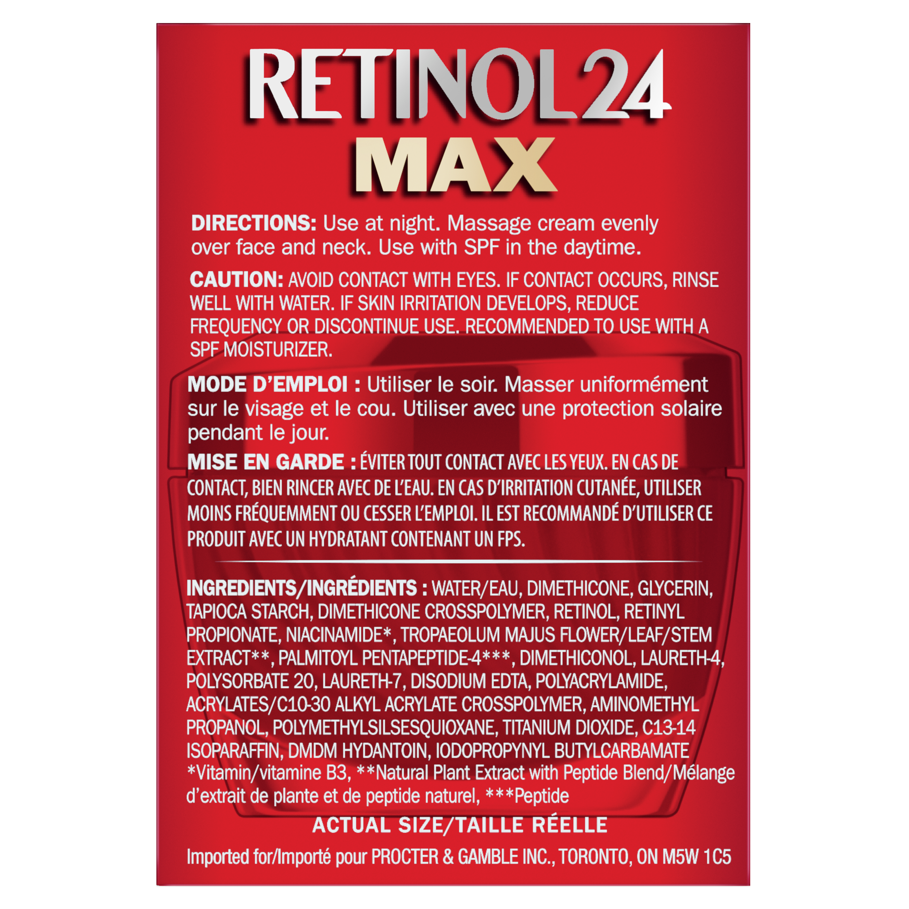 Hydratant de nuit pour le visage Regenerist Retinol 24 MAX, 50 mL