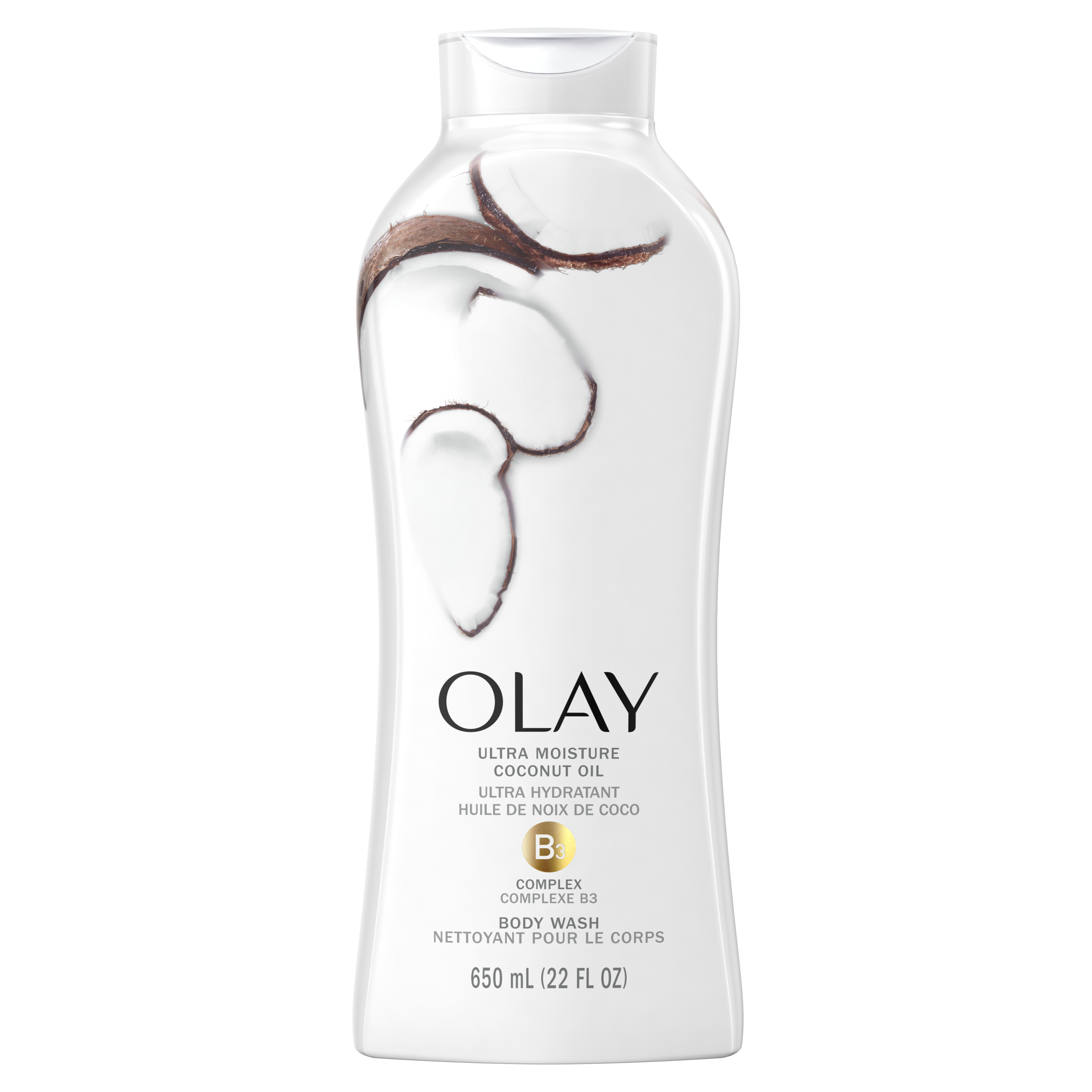 Nettoyant pour le corps ultra hydratant Olay avec huile de noix de coco