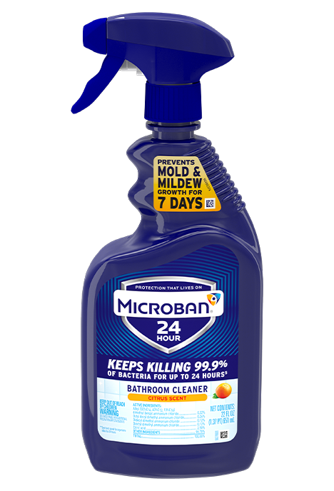 Microban 24 Bathroom Cleaner Citrus
