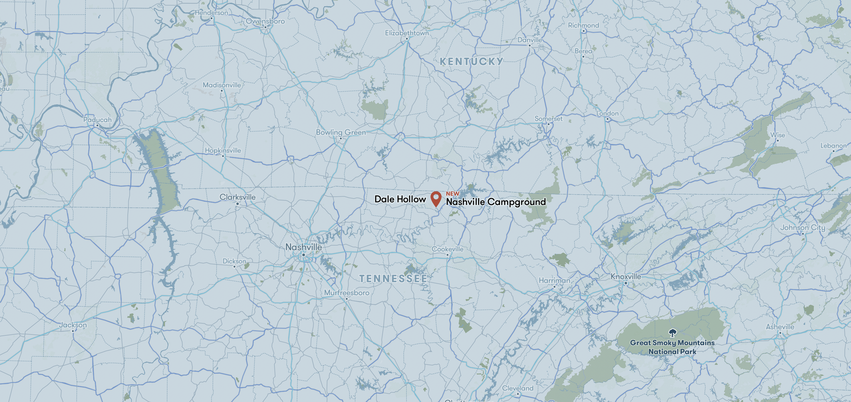 Cabins Dale Hollow Glamping near Nashville Postcard Cabins