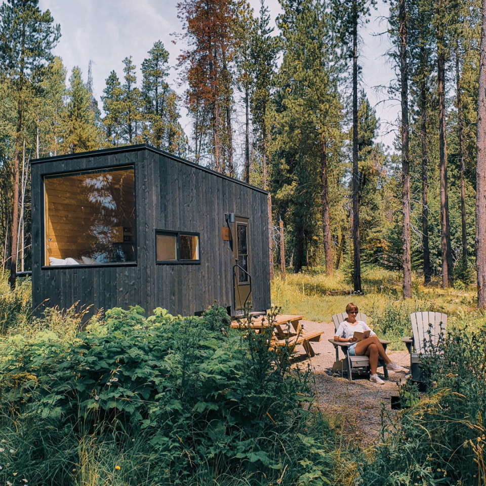 Modern Alpine Cabin Plans - Download Small Modern House Plans - Den