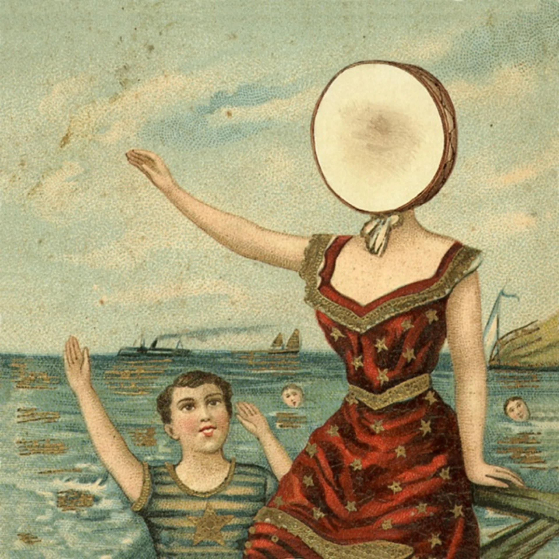 In the Aeroplane Over the Sea by Neutral Milk Hotel — album cover art