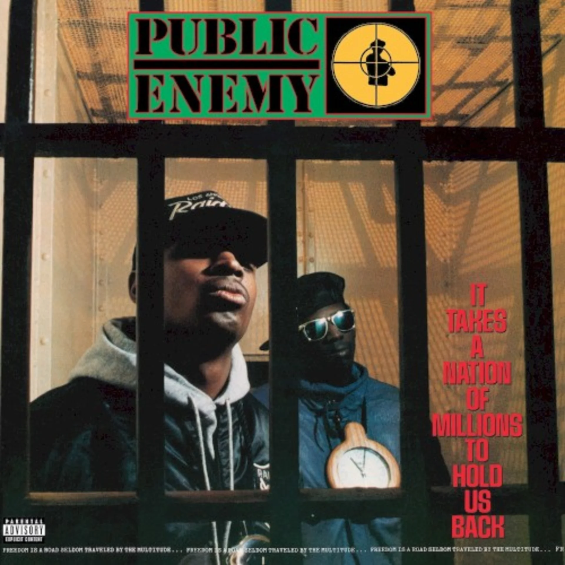 It Takes a Nation of Millions to Hold Us Back by Public Enemy — album cover art