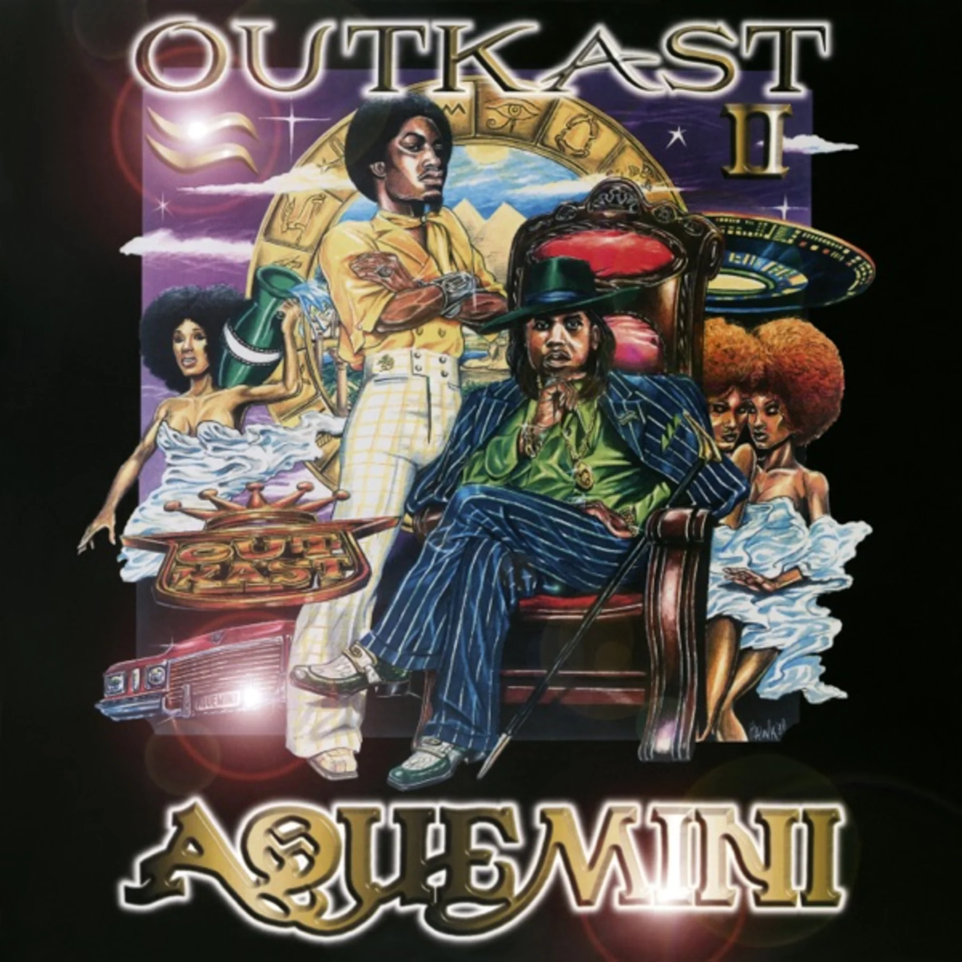 Aquemini by OutKast — album cover art