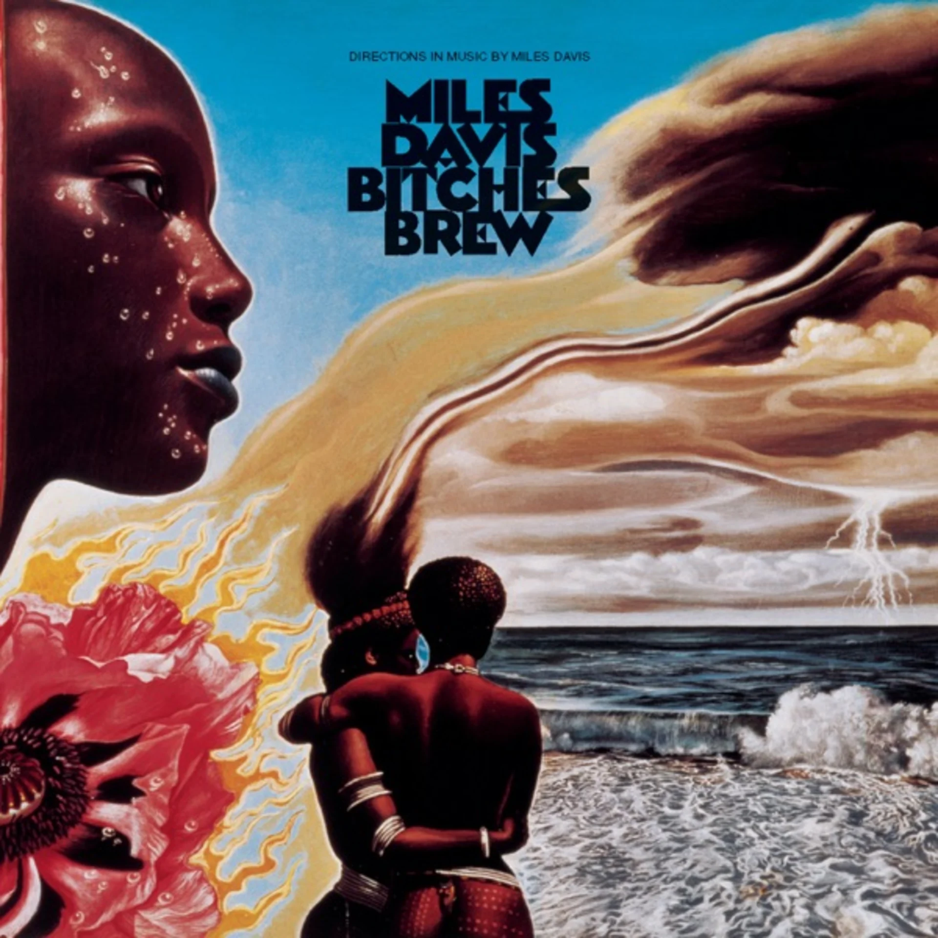 Bitches Brew by Miles Davis — album cover art