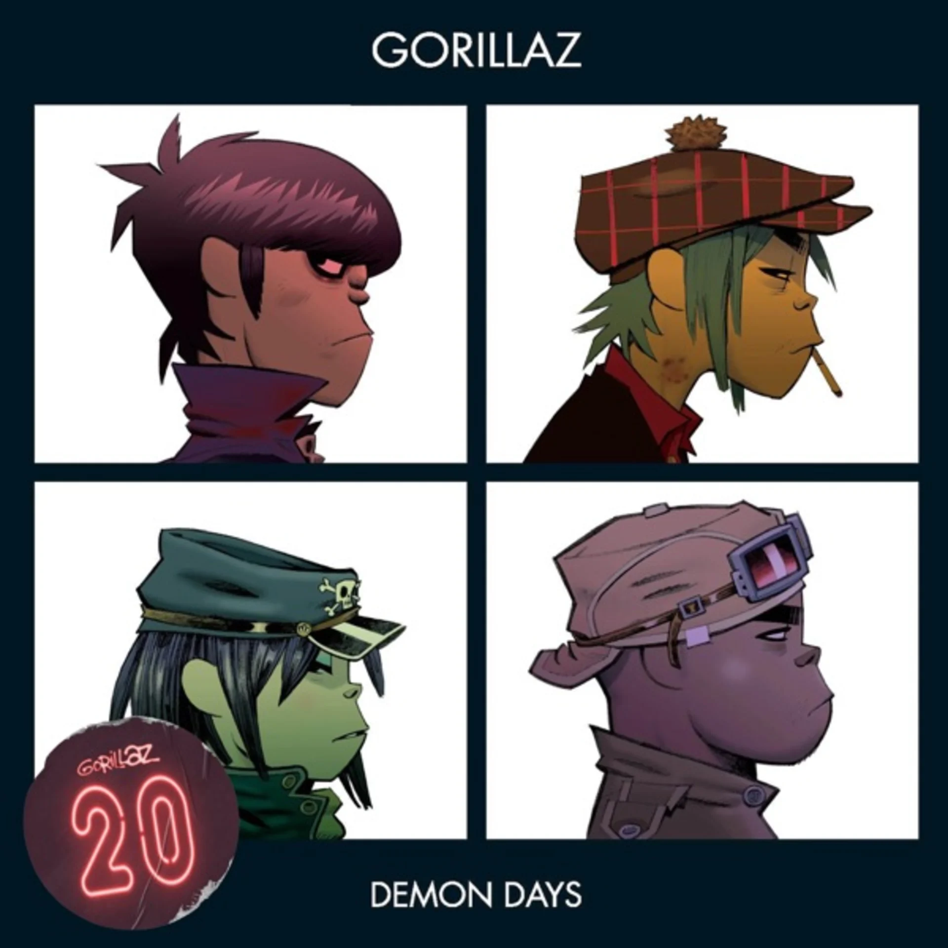 Demon Days by Gorillaz — album cover art